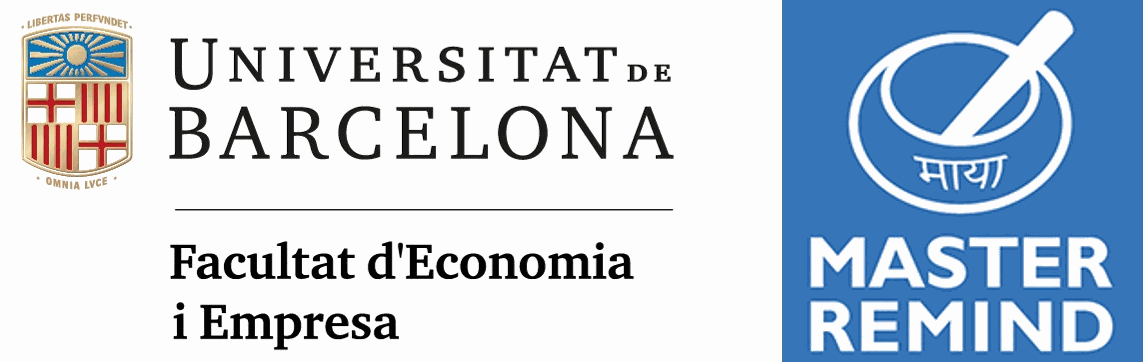 Facultat d’Economia i Empresa de la Universitat de Barcelona i Màster Remind